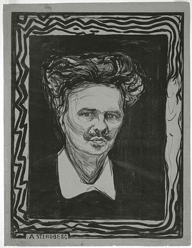 August Strindberg von Edvard Munch