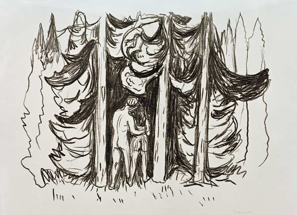 Der Wald von Edvard Munch