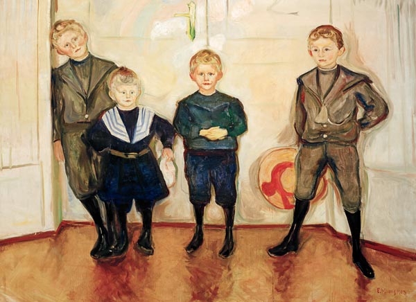 Die Söhne des Dr. Linde von Edvard Munch