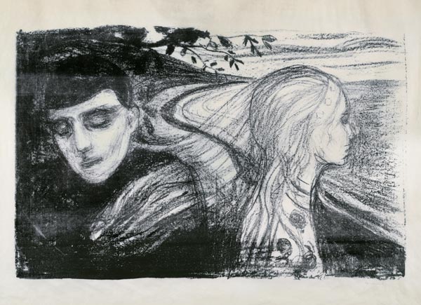 Lolosung - Separation  von Edvard Munch