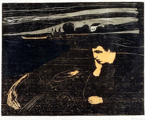 Evening von Edvard Munch
