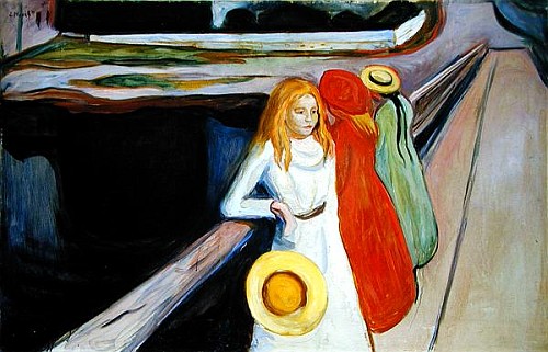 Girls on the Bridge  von Edvard Munch