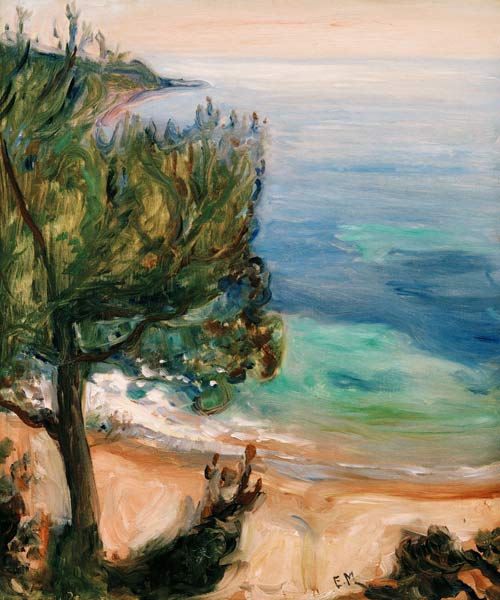 Landschaft bei Nizza von Edvard Munch