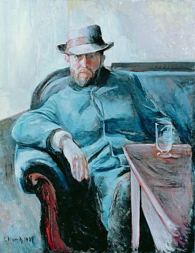 Portrait of Hans Jaeger von Edvard Munch