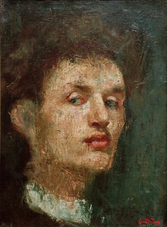 Selbstporträt von Edvard Munch