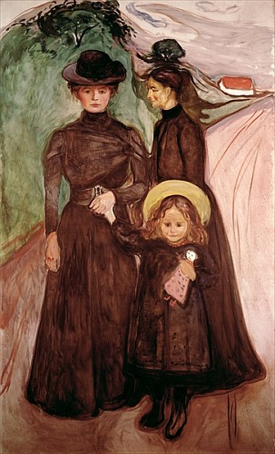 The Family on the Road  von Edvard Munch
