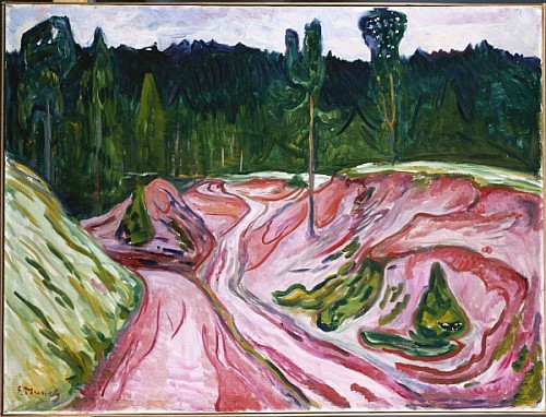 The Thuringian Forest von Edvard Munch