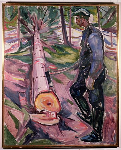 The Woodcutter  von Edvard Munch