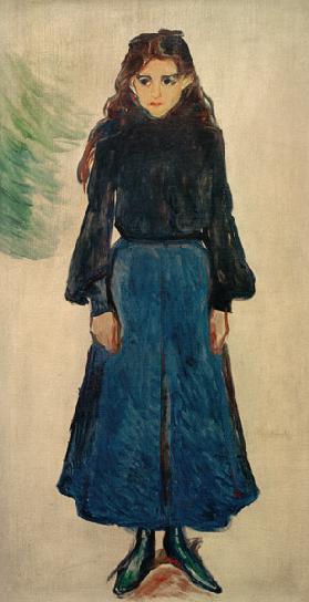 Das traurige Mädchen (Das blaue Mädchen) 1904