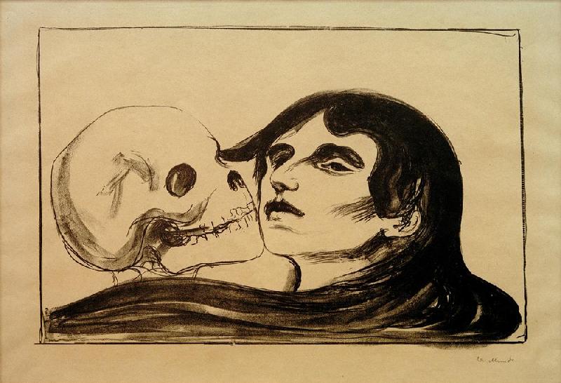 Todeskuss von Edvard Munch