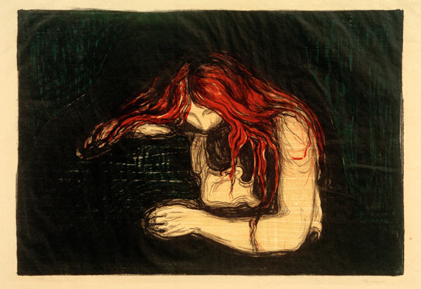 Vampir II von Edvard Munch
