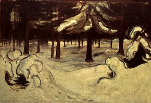 Winter von Edvard Munch