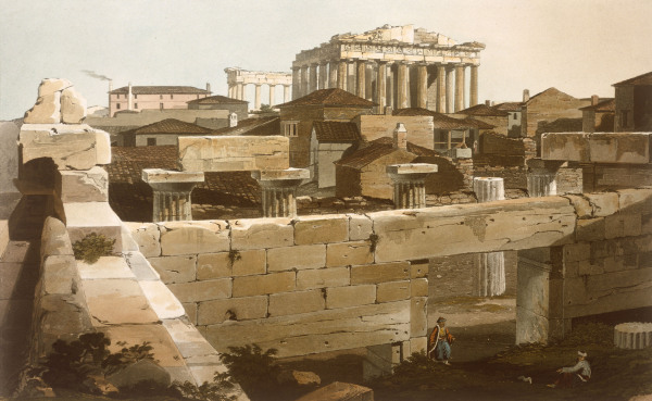 Athen, Parthenon von Edward Dodwell