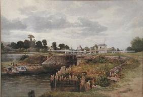 A View on the Thames 1874  on