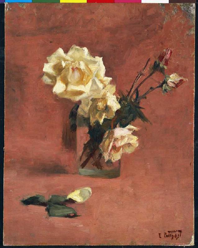 Rosen in einem Glas. von Edward Henry Potthast