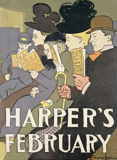 Harper's February von Edward Penfield