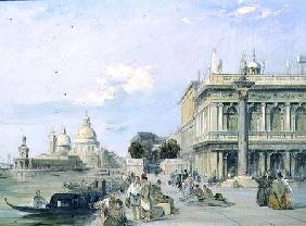 View of the Dogana and Santa Maria della Salute from the Piazzetta, Venice