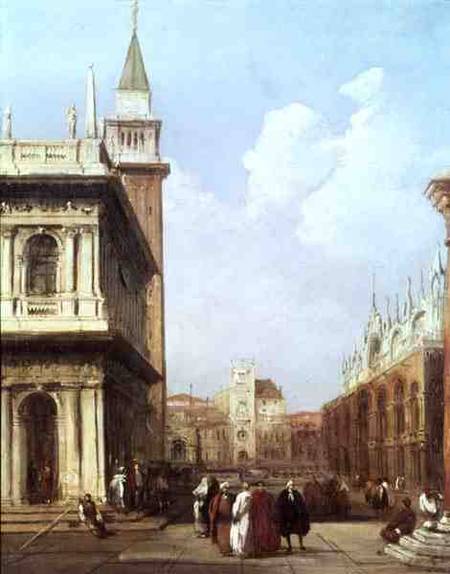 Venice from the Piazzetta looking towards Codussi's Clock Tower von Edward Pritchett