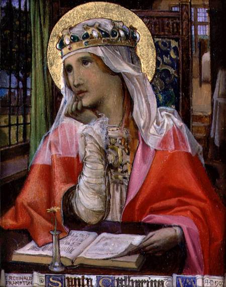Saint Catherine von Edward Reginald Frampton