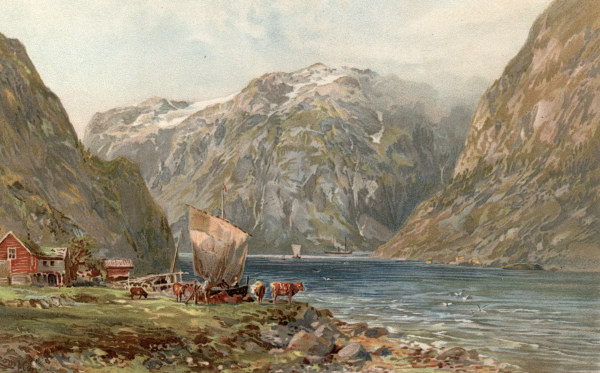 Sognefjord (Norwegen) von Edward Thomas Compton