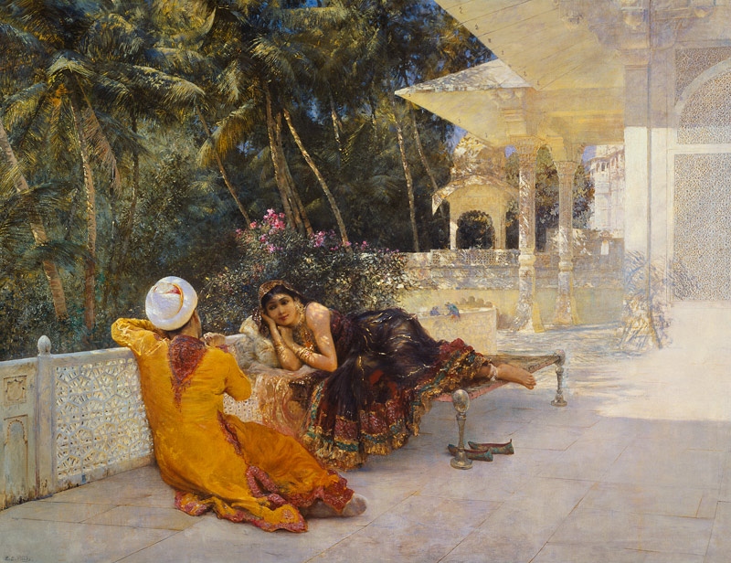 The Princess of Bengal, c.1889 (oil on canvas) von Edwin Lord Weeks