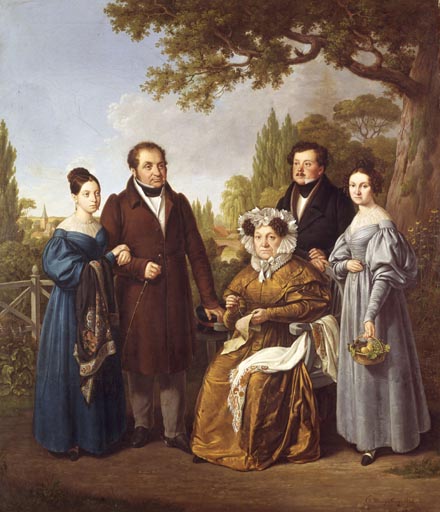 Familienbild von Egidius Mengelberg