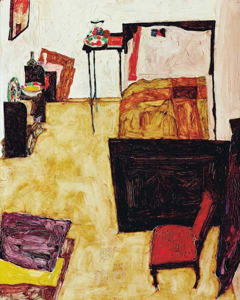 Mein Wohnzimmer von Egon Schiele