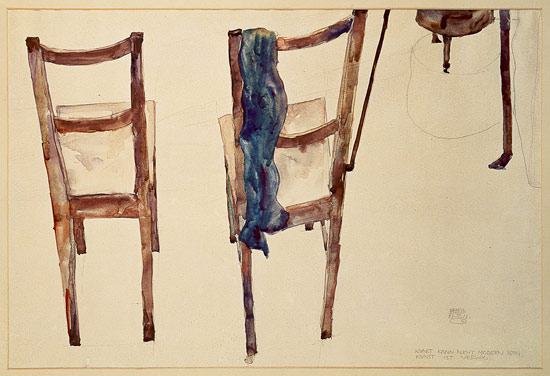 Art Cannot be Modern: Art is Eternal von Egon Schiele