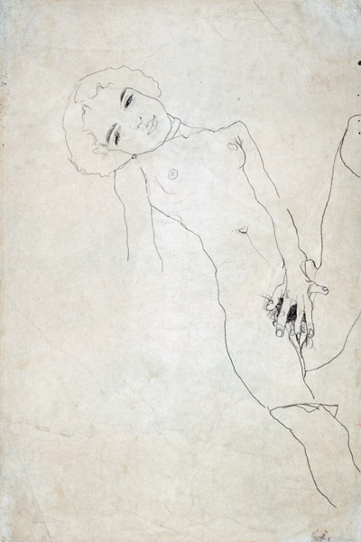Nude von Egon Schiele