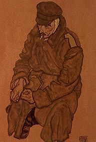 Russischer Soldat. von Egon Schiele