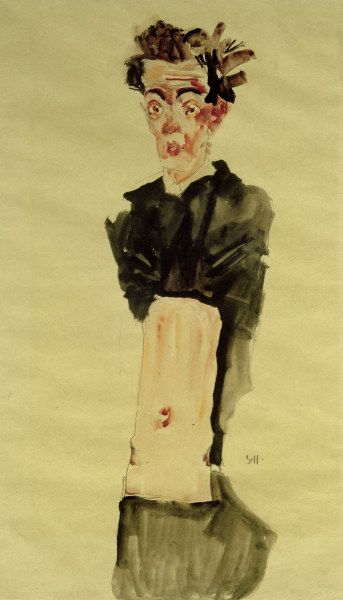 Selbstbildnis 1911 von Egon Schiele