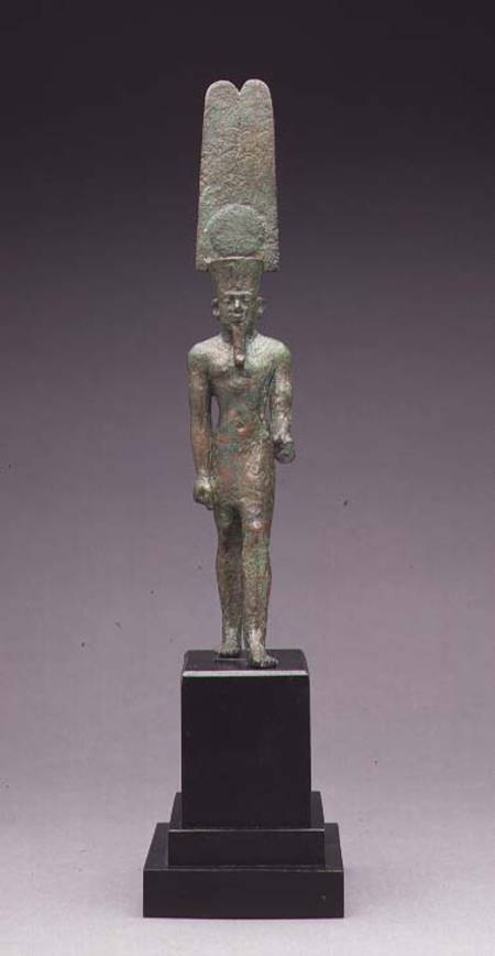 Figure of the god Amon-Re von Egyptian