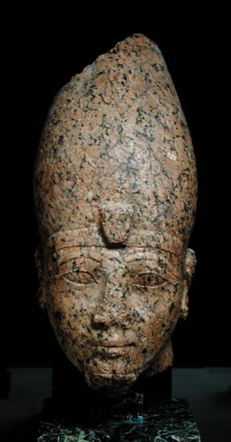 Head of Hatshepsut (c.1473-c.1458 BC) or Tuthmosis II (c.1491-c.1479) New Kingdom von Egyptian