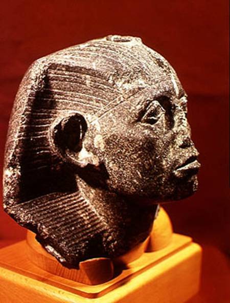 Head of Sesostris III, from Medamud near Karnak, Middle Kingdom von Egyptian