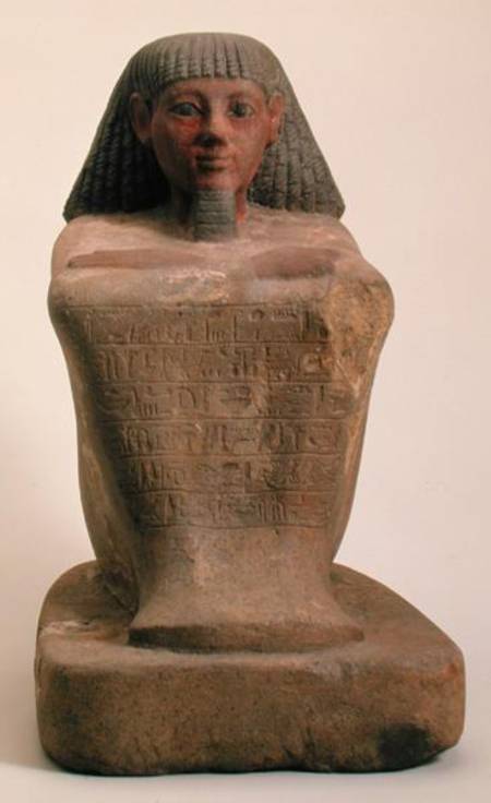 Statue of the Scribe Maaniamen, mid 15th century BC, New Kingdom von Egyptian