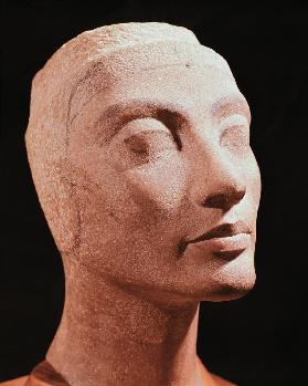 Unfinished head of Nefertiti, New Kingdom c.1365-49
