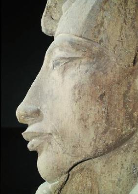 Bust of Amenophis IV (Akhenaten) (c.1364-1347 BC) from the Temple of Amun, Karnak c.1353-133