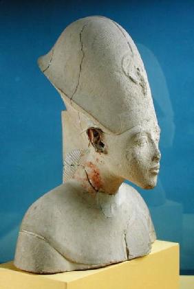 Bust of Amenophis IV (Akhenaten) from Tell el-Amarna, Amarna Period, New Kingdom c.1353-133