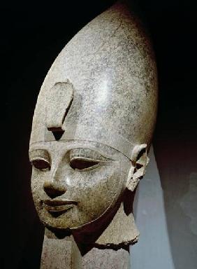 Colossal head of Amenhotep III, from al-Qurnah, New Kingdom