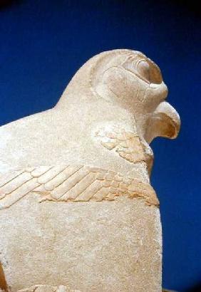 Detail of a statue of a vulture flanking the ramp to the Upper Terrace, Mortuary Temple of Hatshepsu c.1552-129