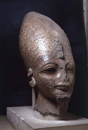 Head of Amenophis III, from Thebes, New Kingdom c.1403-136