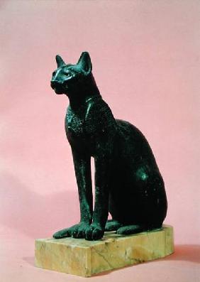 Sculpture of a cat, Late Period