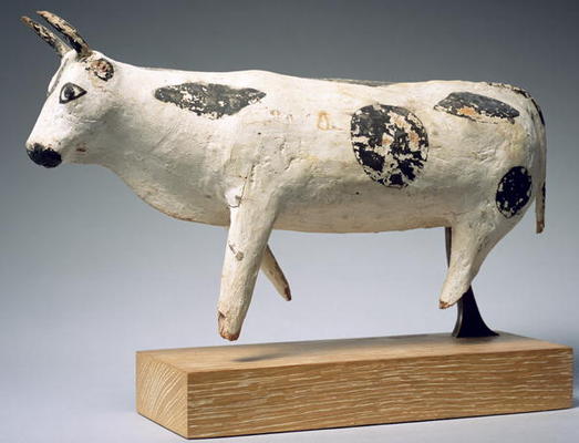 Bull or ox, Middle Kingdom (painted wood) von Egyptian 11th Dynasty