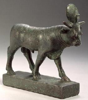 Apis bull, Late Period (solid cast bronze) 18th