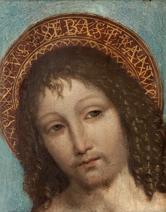 Der heilige Sebastian von eigentl. Ambrogio da Fossano um Bergognone