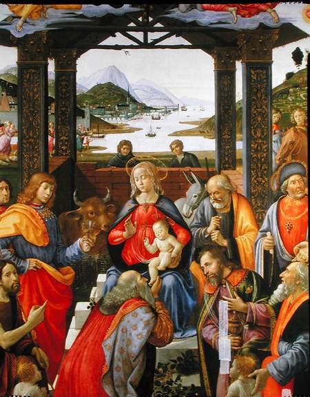Adoration of the Magi von  (eigentl. Domenico Tommaso Bigordi) Ghirlandaio Domenico