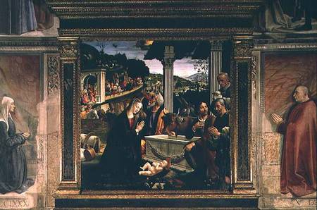 The Birth of Christ von  (eigentl. Domenico Tommaso Bigordi) Ghirlandaio Domenico
