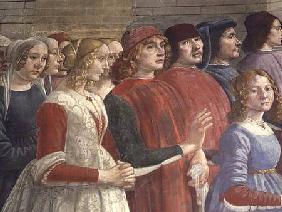 Florentine Onlookers, from the Cycle of St. Francis, Sassetti Chapel 1483