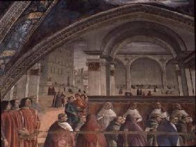 The Loggia and Palazzo della Signoria, Sassetti Chapel 1483