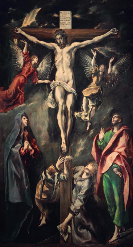 The Crucifixion von (eigentl. Dominikos Theotokopulos) Greco, El